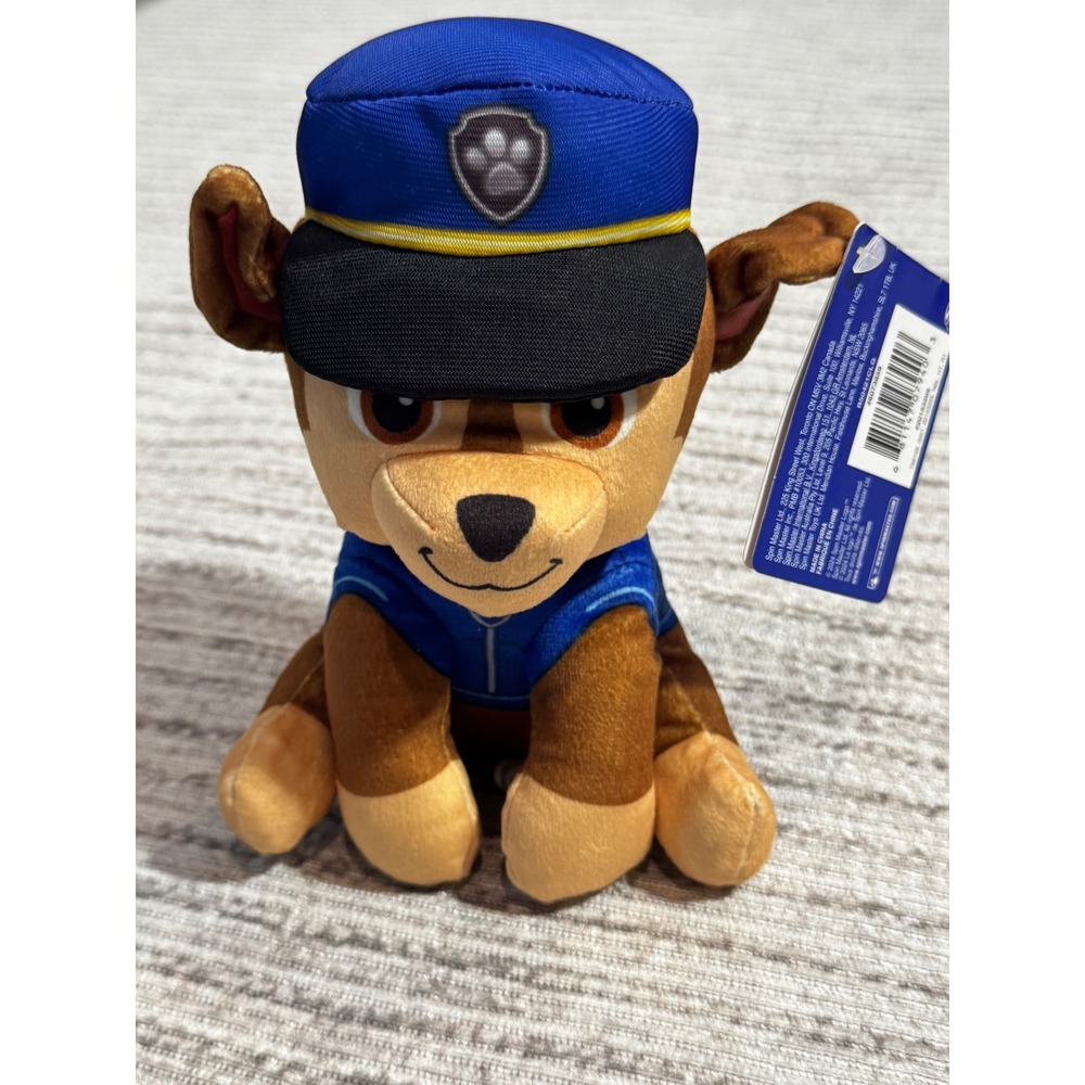 PAW Patrol Chase Plush Police Dog Stuffed Animal Blue Uniform 6073859